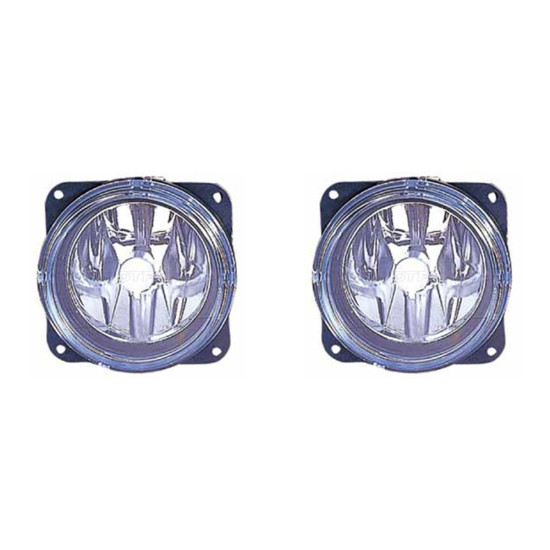 Фары противотуманные Форд Эскейп Ford Escape 1 (2000-2004) комплект 2 штуки левая и правая DEPO высокое качество