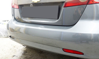 Обзор: Бампер задний в цвет кузова Chevrolet Lacetti (2004-2013) хэтчбек