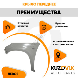 Крыло переднее левое Cherry Tiggo T11 (2005-2013) Vortex Tingo KUZOVIK Крыло переднее левое Cherry Tiggo T11 (2005-2013) Vortex Tingo KUZOVIK