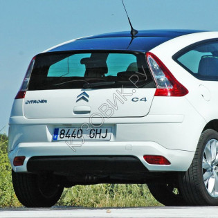 Бампер задний в цвет кузова Citroen C4 1 (2004-2008) купе