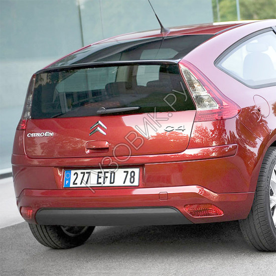 Бампер задний в цвет кузова Citroen C4 1 (2004-2008) купе Бампер задний в цвет кузова Citroen C4 1 (2004-2008) купе