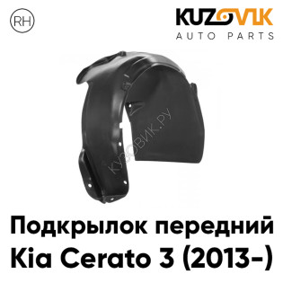 Подкрылок переднего крыла правый Kia Cerato 3 (2013-2016) KUZOVIK