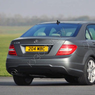 Бампер задний в цвет кузова Mercedes C-Class W204 (2010-) рестайлинг