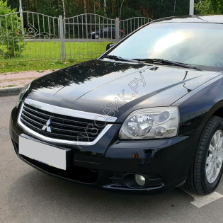 Передний бампер в цвет кузова Mitsubishi Galant 9 (2007-2012) рестайлинг