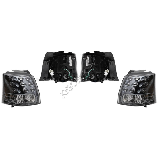 Фонари задние Митсубиси Аутлендер Mitsubishi OutLander 2 XL (2007-2009) комплект 2 штуки левый и правый SAT высокое качество