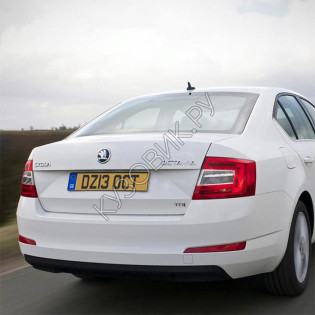 Бампер задний в цвет кузова Skoda Octavia A7   (2013-2017) дорестайлинг Бампер задний в цвет кузова Skoda Octavia A7   (2013-2017) дорестайлинг