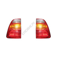 Фонари задние Тойота Лэнд Крузер Toyota LandCruiser 100 (1998-2007) комплект 2 штуки левый и правый DEPO высокое качество